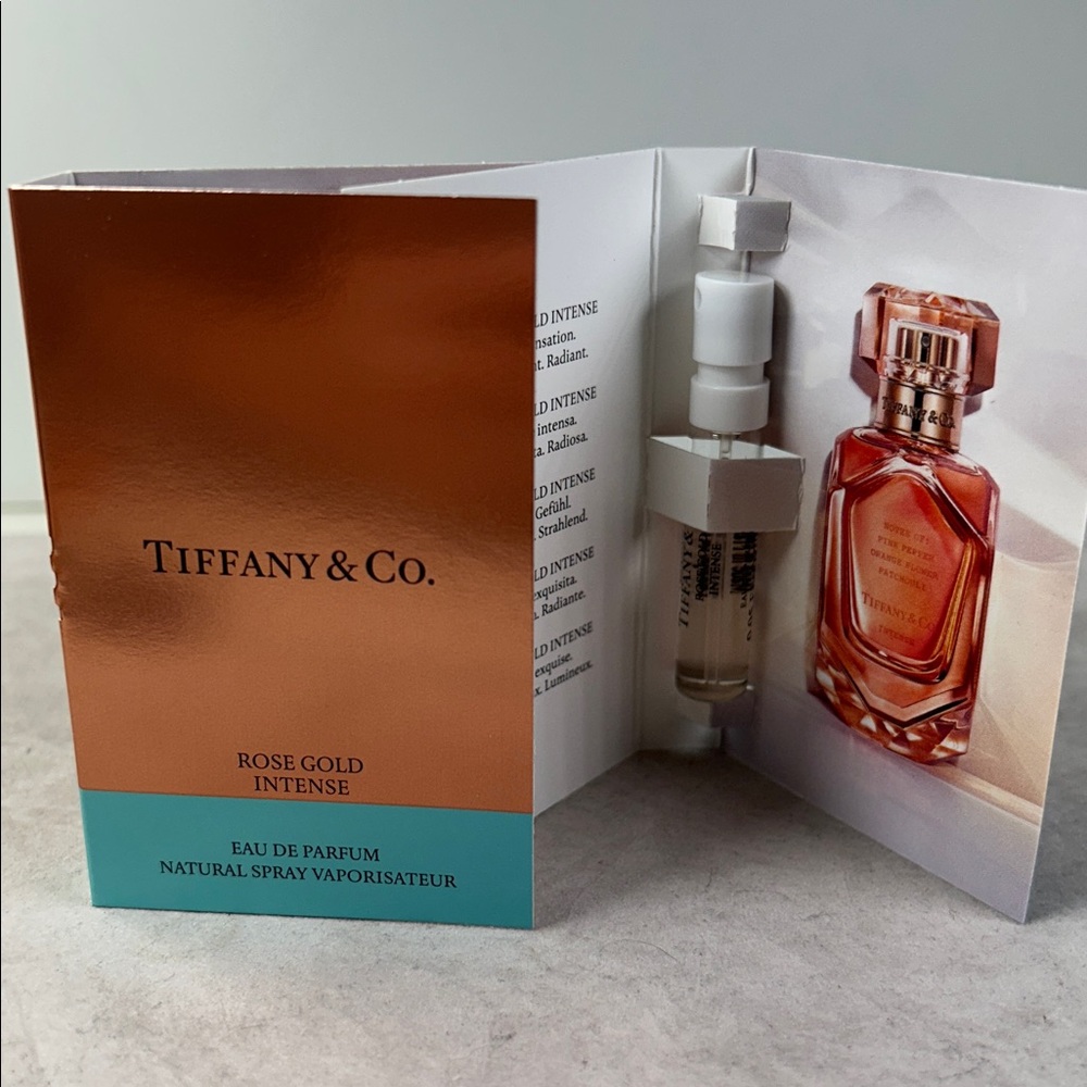 2 Tiffany & Co. Rose Gold Intense Eau de Parfum Samples
